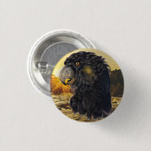 Vogelkop Ronde Button 3,2 Cm (Voorkant /achterkant)