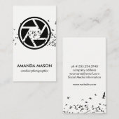 Vogelkoppel | Camera-lenzen Visitekaartje (Voorkant / Achterkant)