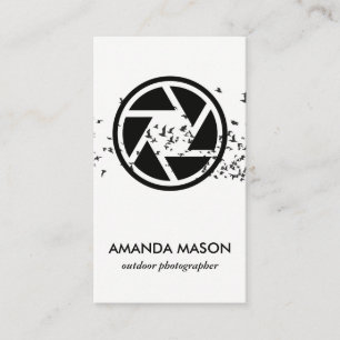 Vogelkoppel   Camera-lenzen Visitekaartje