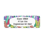 Vogelkoppel Etiket (Voorkant)