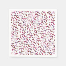 Vogelkoppel in roze en Paars