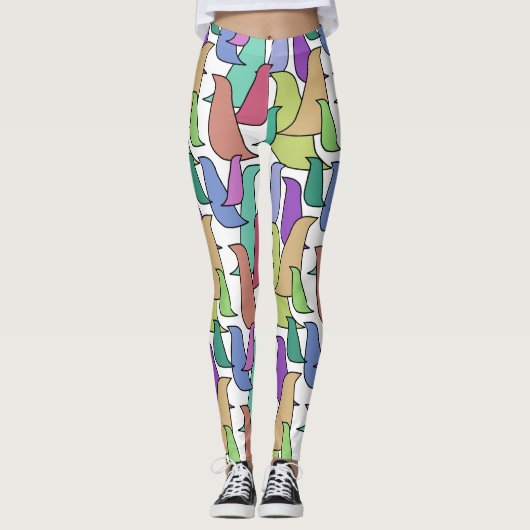 Vogelkoppel Leggings (Voorkant)