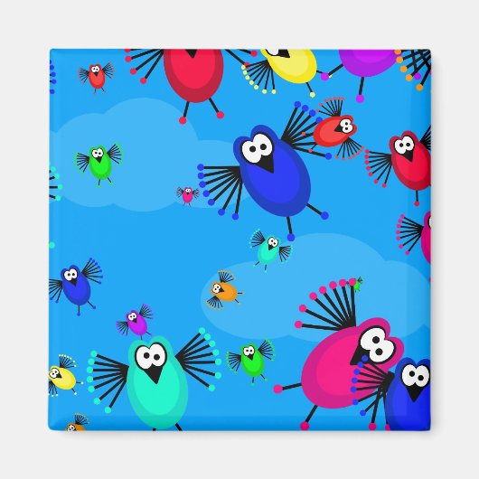 Vogelkoppel Magneet (Voorkant)