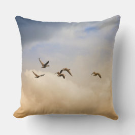 Vogelkoppel tijdens de vlucht kussen