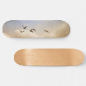 Vogelkoppel tijdens de vlucht persoonlijk skateboard (Horizontaal)