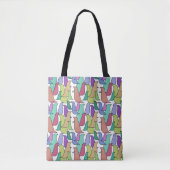 Vogelkoppel Tote Bag (Voorkant)