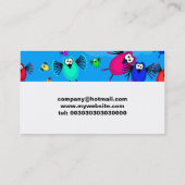 Vogelkoppel Visitekaartje (Achterkant)