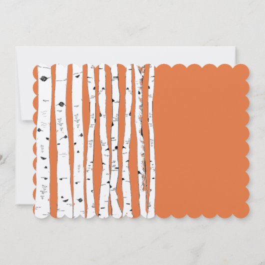  vogelkoraal - Roos - Vogelboom - uitnodiging (Achterkant)