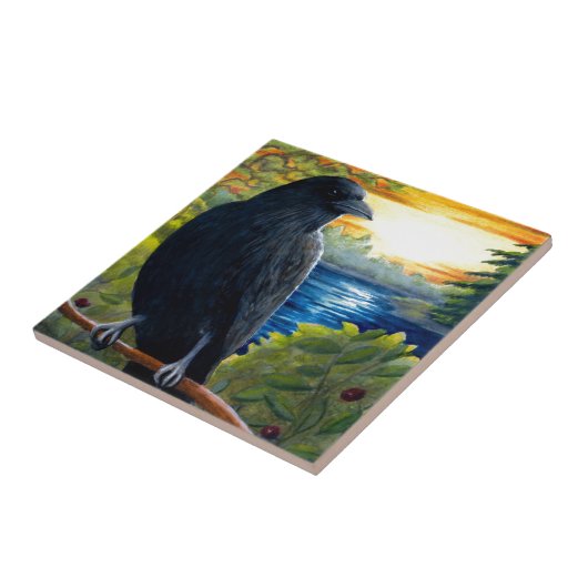 Vogelkraai 63 tegeltje (Zijkant)