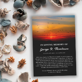 Vogelkudde bij Sunrise Dood aankondiging