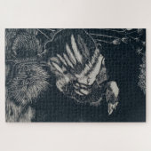 Vogelkuiken uit zijn nest (door Jan Mankes) Legpuzzel (Horizontaal)