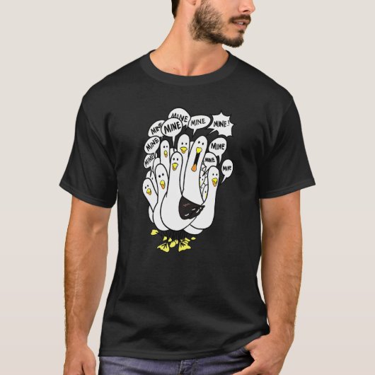 Vogelkuikens van de zeemeeuw t-shirt (Voorkant)