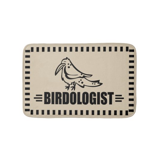 Vogelkundige Vogelaar Twitcher Oloog Fun Badmat (Voorkant)