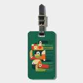 vogelkunst bagagelabel (Voorkant verticaal)