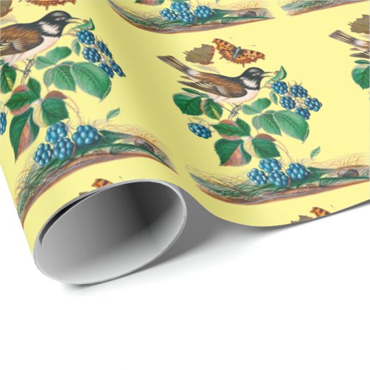 vogelkunst cadeaupapier (Rol Hoek)