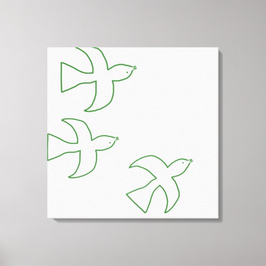 vogelkunst canvas afdruk (Voorkant)