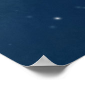 Vogelkunst, Chickadee, Moon, Stars, Big Dipper, Ni Poster (Hoek)