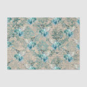  vogelkunst en bloemen tissuepapier (Voorkant)