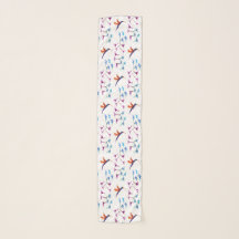 Vogelkunst Floral Hummingbird