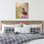 Vogelkunst foto canvas afdruk (Insitu (Slaapkamer))