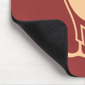 Vogelkunst (hawk) (raptor) Mousepad Muismat (Hoek)