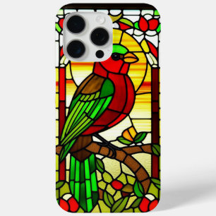 Vogelkunst in vette decoratieve patronen iPhone 15 pro max hoesje