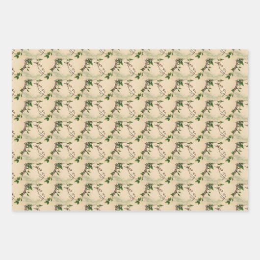  vogelkunst inpakpapier vel (Voorkant 3)