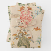  vogelkunst inpakpapier vel (In situ)