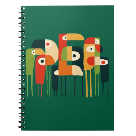 vogelkunst notitieboek (Voorkant)