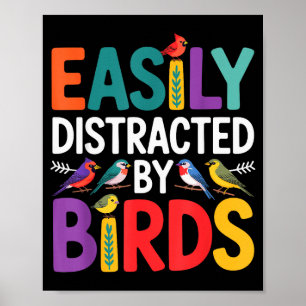 Vogelkunst voor mannen vrouwen kind vogelaars voge poster