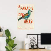 Vogelkunsttentoonstelling Poster Abstract Impressi (Thuiskantoor)