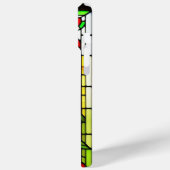 Vogelkunstwerk in gedurfde decoratieve patronen Case-Mate iPhone case (Achterkant / Links)