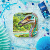 Vogelkunstwerk Papieren Bordje (Feest)