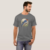 Vogelkweker Ornitholoog Vogelkijker meisje T-shirt (Voorkant volledig)