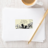  vogellabel Wit ventilatorvertakking Verzendlabel Etiket (Insitu)