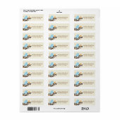 Vogellabels Etiket (Full Sheet)