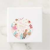 Vogelland met de voedselkraker "Sweet Birthday" Bedankjes Labels (In situ)