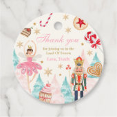 Vogelland met de voedselkraker "Sweet Birthday" Bedankjes Labels (Voorkant)