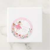 Vogelland met de voedselkraker "Sweet Birthday" Bedankjes Labels (In situ)