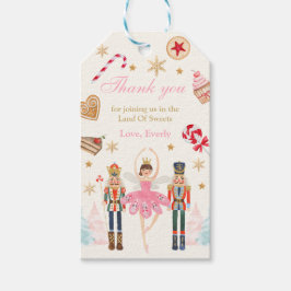 Vogelland met de voedselkraker "Sweet Birthday Fav Cadeaulabel