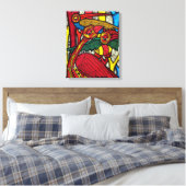 Vogelleven 2013 canvas afdruk (Insitu (Slaapkamer))