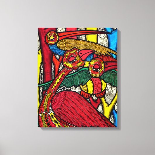 Vogelleven 2013 canvas afdruk (Voorkant)