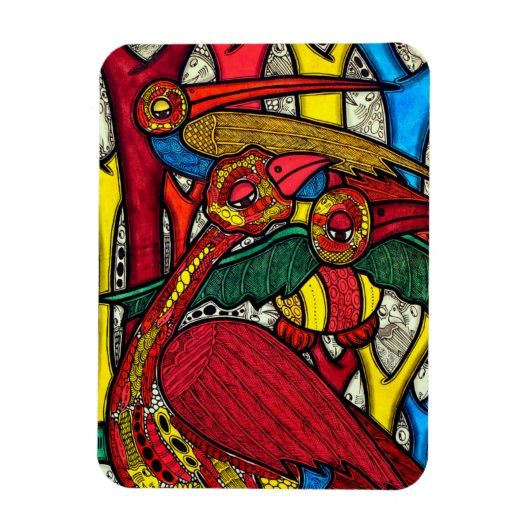 Vogelleven 2013 magneet (Verticaal)