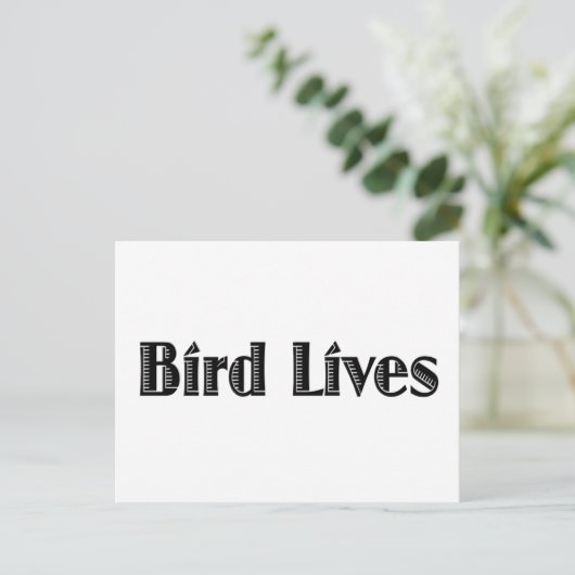 Vogelleven Briefkaart (Staand voorkant)