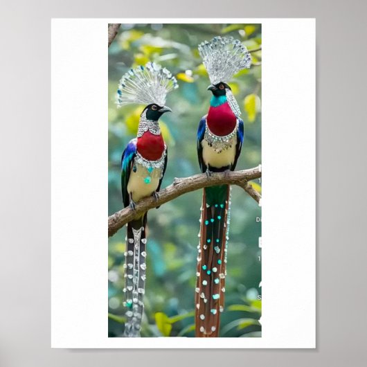 Vogelleven geniet van print, Value Poster Paper (M (Voorkant)
