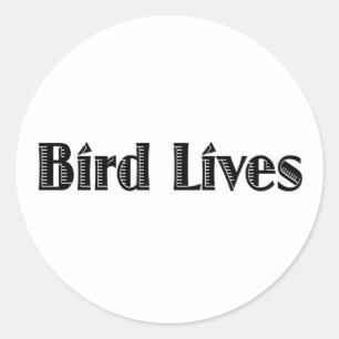 Vogelleven Ronde Sticker