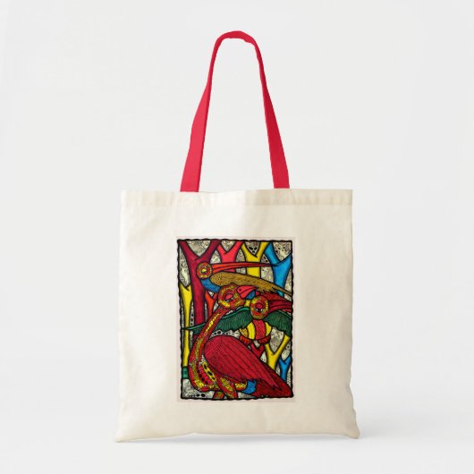 Vogelleven Tote Bag (Voorkant)