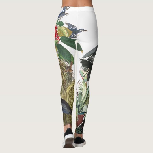 Vogelleven van Audubon over de Leggings (Achterkant)