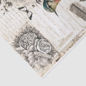 Vogellicht Decoupage Tissuepapier (Detail)