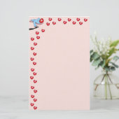 Vogelliefde Briefpapier (Staand voorkant)